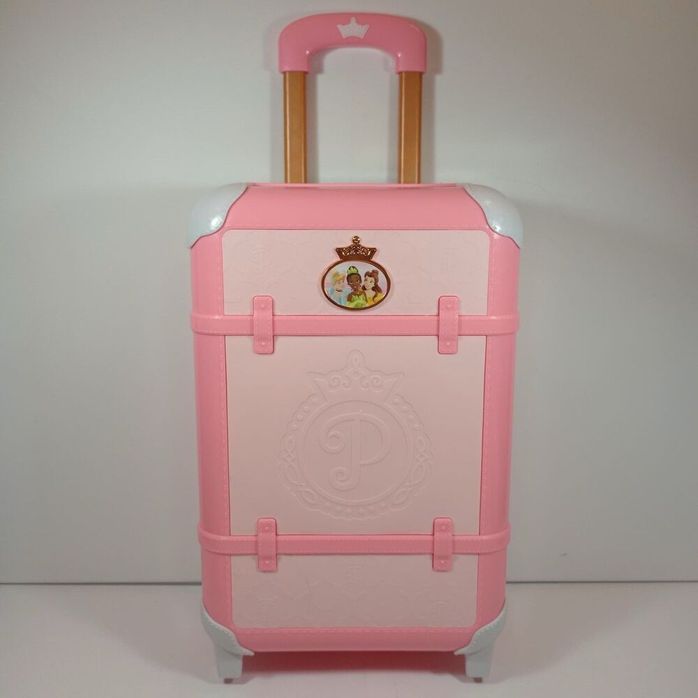 Disney Princess Doll Suitcase Bag Pink Plastic